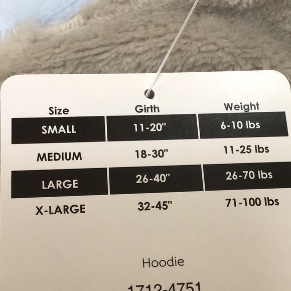 Blue & Gray/ Grey Soft Plush Sweatshirt Hoodie Medium NWT - Picture 6 of 7